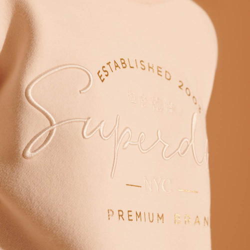 Superdry Γυναικείο φόρεμα φούτερ